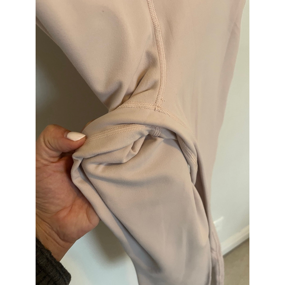 Lululemon Align Cropped Light Dusty Pale Pink High Rise Leggings Yoga Athleisure - Picture 4 of 7